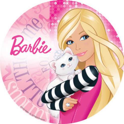 Barbie Wishes Edible Icing Image - Click Image to Close